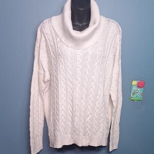 Lauren Ralph Lauren Cream Cowl Neck Sweater